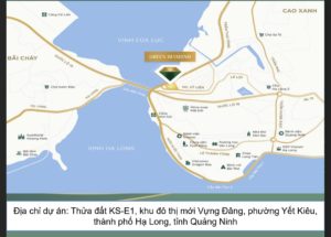 vị trí dự án Green Diamond nổi bật ở khu vực Hạ Long hn