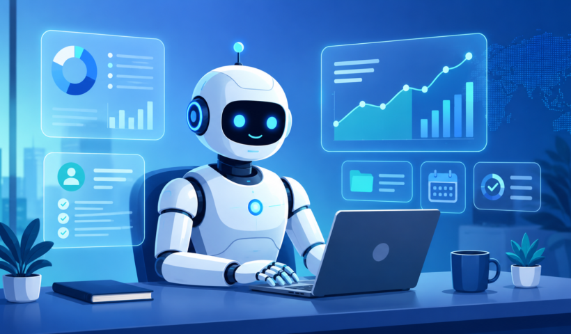 Minh hoa AI Agent - nhan vien so tu dong lam viec cho doanh nghiep SME