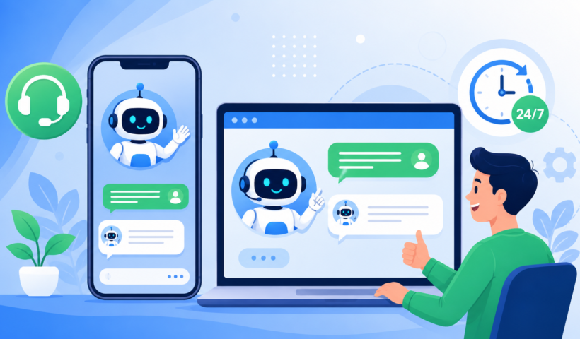 Minh hoa chatbot AI cham soc khach hang 24/7 cho doanh nghiep SME