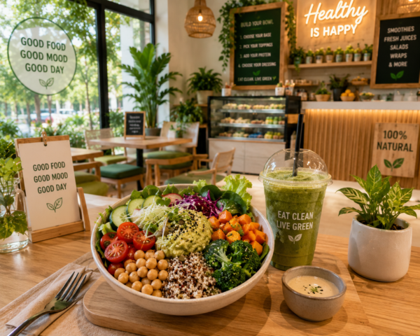 mo hinh nha hang an nhanh healthy