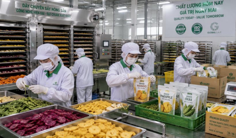 Ý tưởng kinh doanh dịch vụ chế biến và đóng gói nông sản xuất khẩu