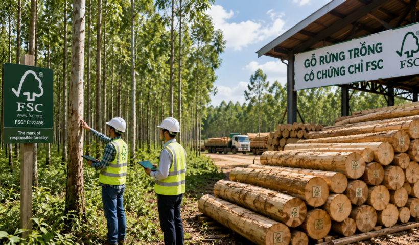 Ý tưởng kinh doanh sản phẩm gỗ rừng trồng có chứng chỉ FSC
