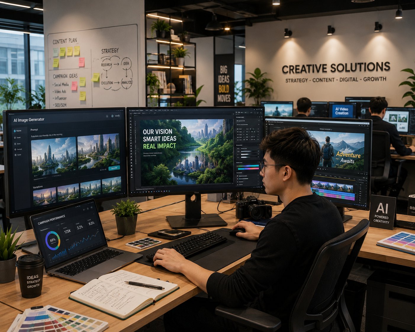 Ý tưởng kinh doanh dịch vụ agency content AI cho SME