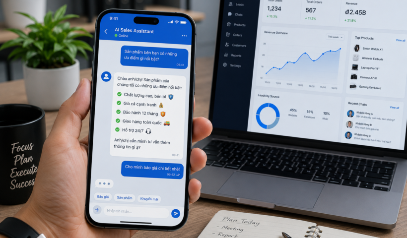 Ý tưởng kinh doanh dịch vụ xây dựng chatbot AI bán hàng