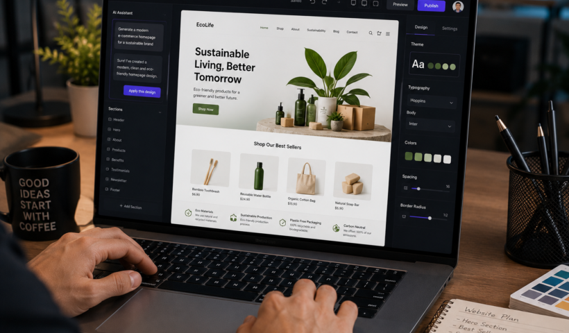 Ý tưởng kinh doanh dịch vụ thiết kế website bằng AI cho doanh nghiệp nhỏ