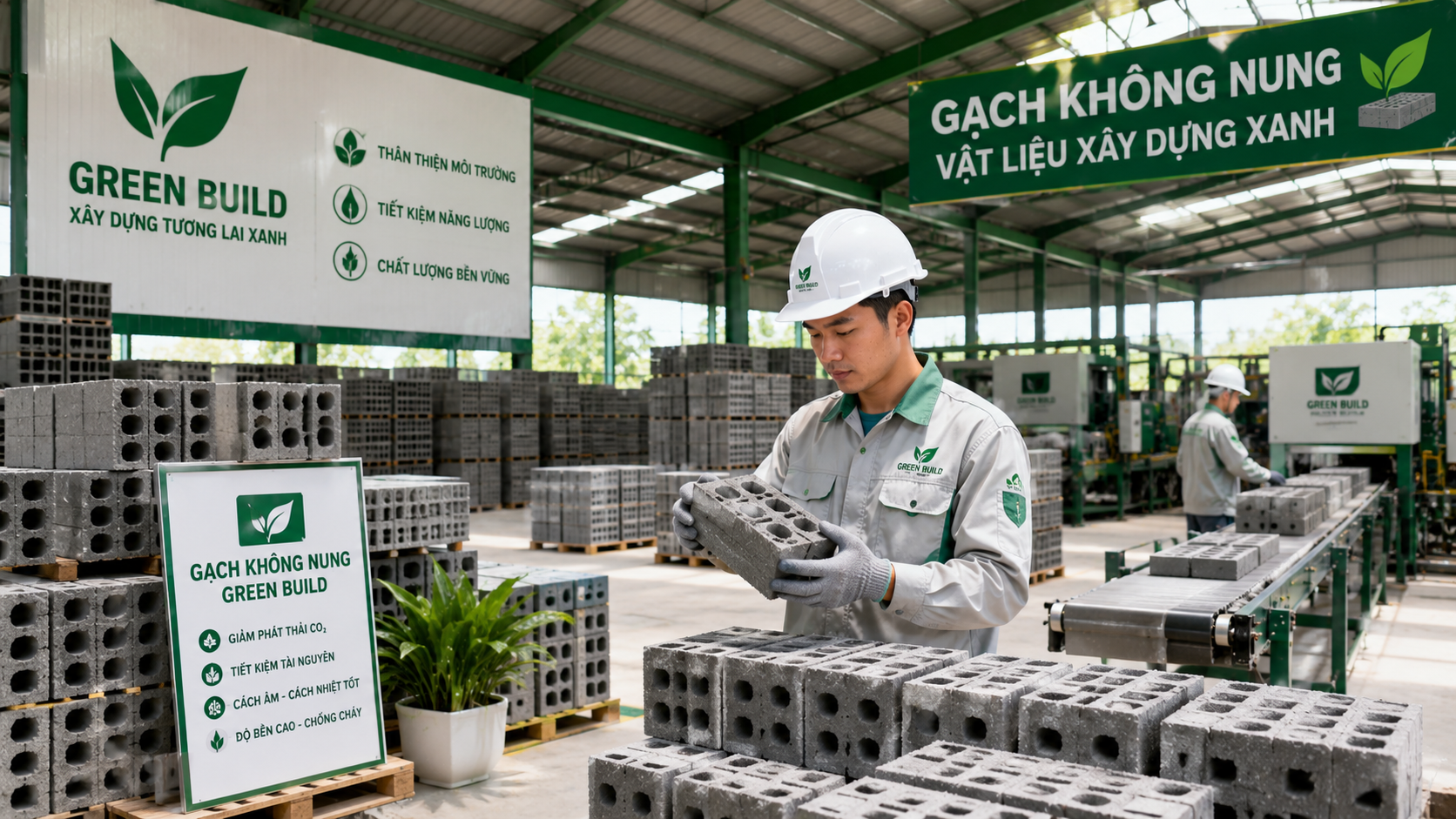 Ý tưởng kinh doanh vật liệu xây dựng xanh từ gạch không nung