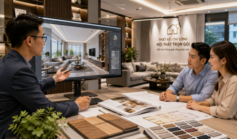 Ý tưởng kinh doanh dịch vụ thiết kế thi công nội thất trọn gói