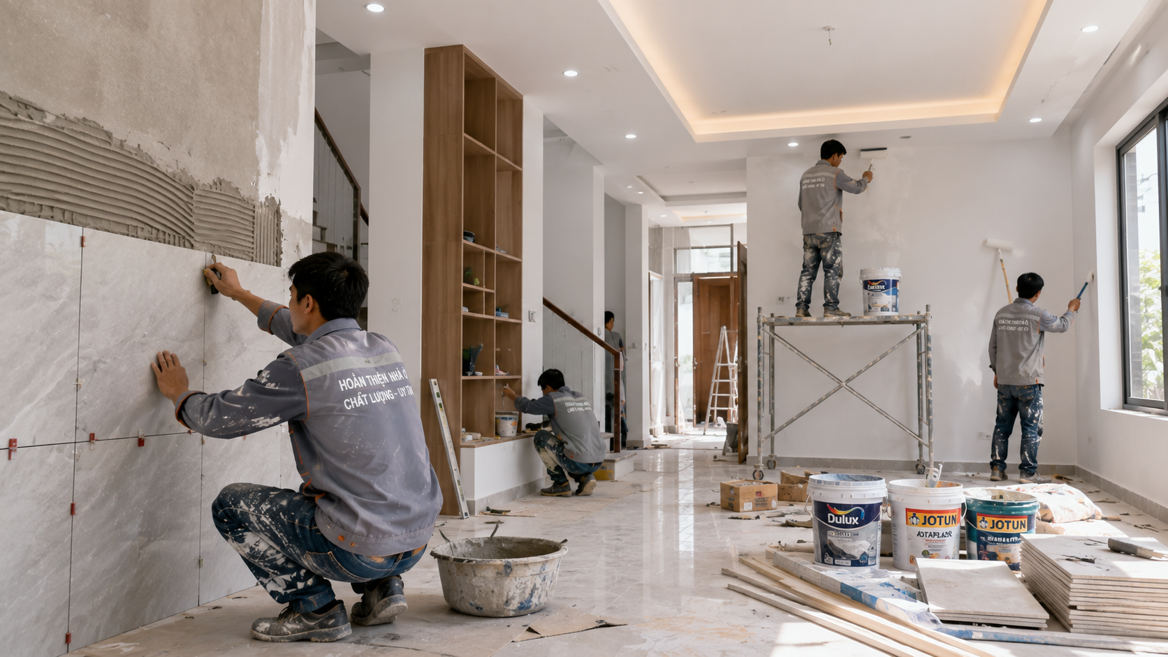 Ý tưởng kinh doanh thầu phụ thi công hoàn thiện nhà ở