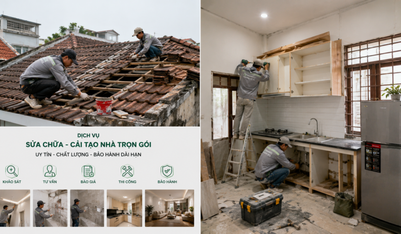 Ý tưởng kinh doanh dịch vụ sửa chữa cải tạo nhà ở dân dụng