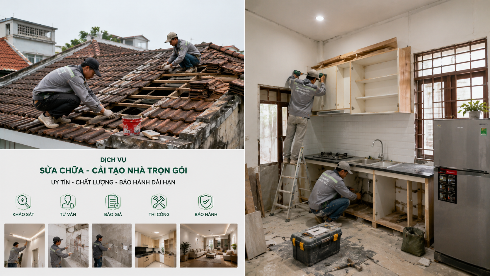 Ý tưởng kinh doanh dịch vụ sửa chữa cải tạo nhà ở dân dụng