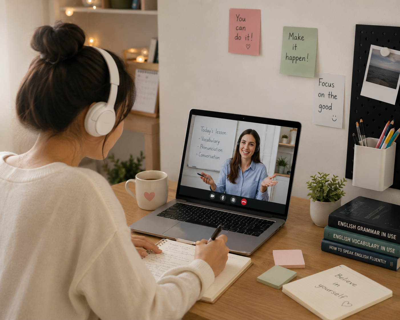 Ý tưởng kinh doanh trung tâm dạy ngoại ngữ online 1-1