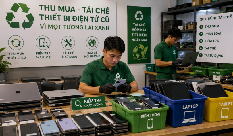 Ý tưởng kinh doanh dịch vụ thu mua, tái chế thiết bị điện tử cũ