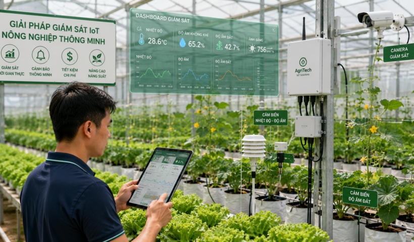 Ý tưởng kinh doanh thiết bị IoT giám sát nông nghiệp, nhà xưởng