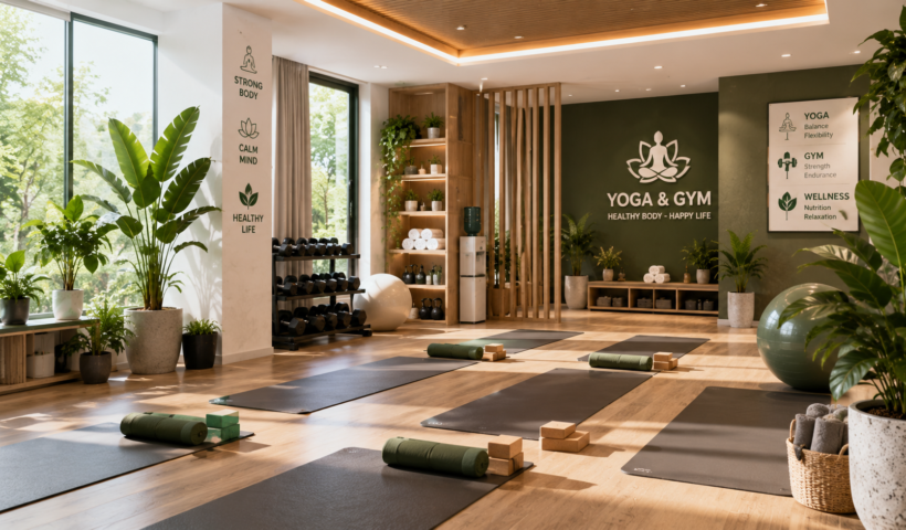 Ý tưởng kinh doanh phòng gym yoga nhỏ kết hợp chăm sóc sức khỏe