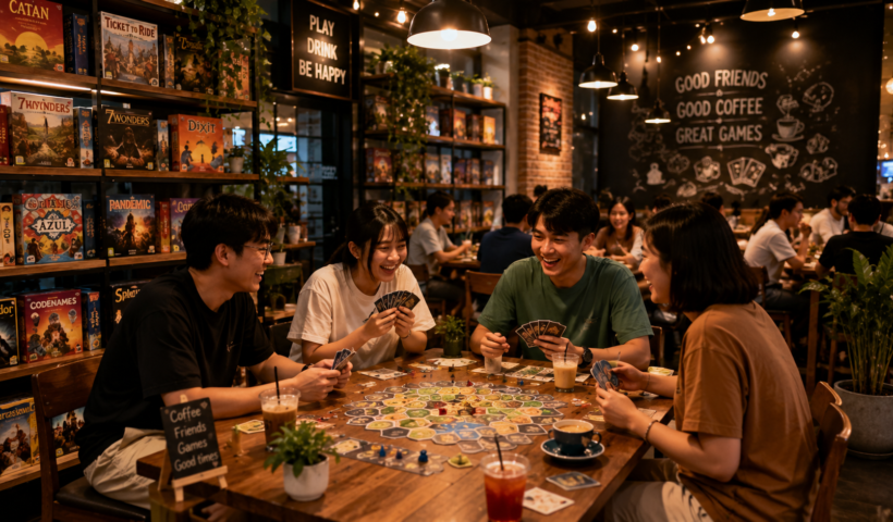 Ý tưởng kinh doanh quán cafe kết hợp board game giải trí