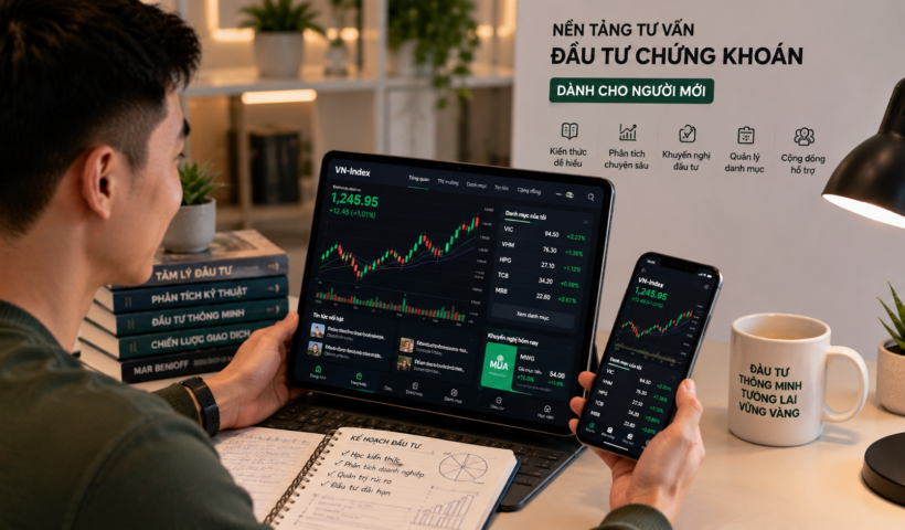 Ý tưởng kinh doanh nền tảng tư vấn đầu tư chứng khoán cho người mới