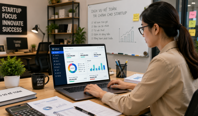 Ý tưởng kinh doanh dịch vụ kế toán tài chính cho startup nhỏ