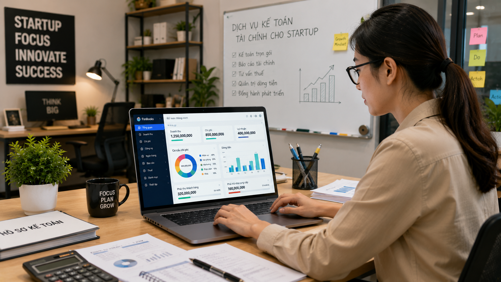 Ý tưởng kinh doanh dịch vụ kế toán tài chính cho startup nhỏ