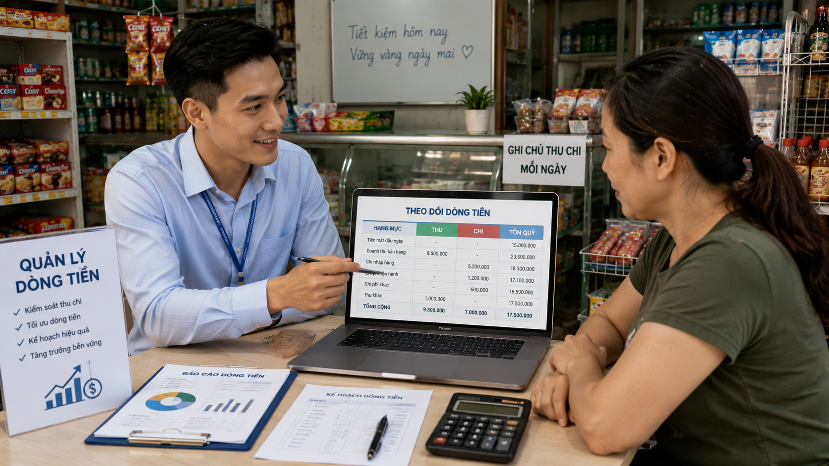 Ý tưởng kinh doanh dịch vụ tư vấn quản lý dòng tiền hộ kinh doanh