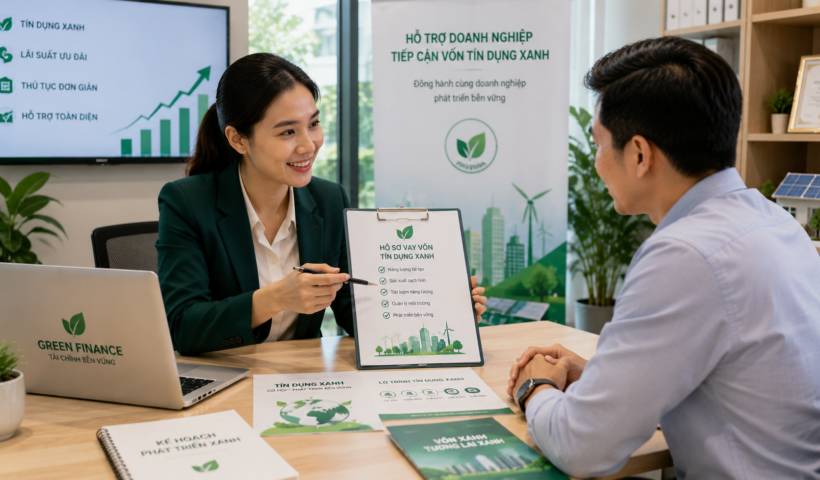 Ý tưởng kinh doanh dịch vụ hỗ trợ tiếp cận vốn tín dụng xanh