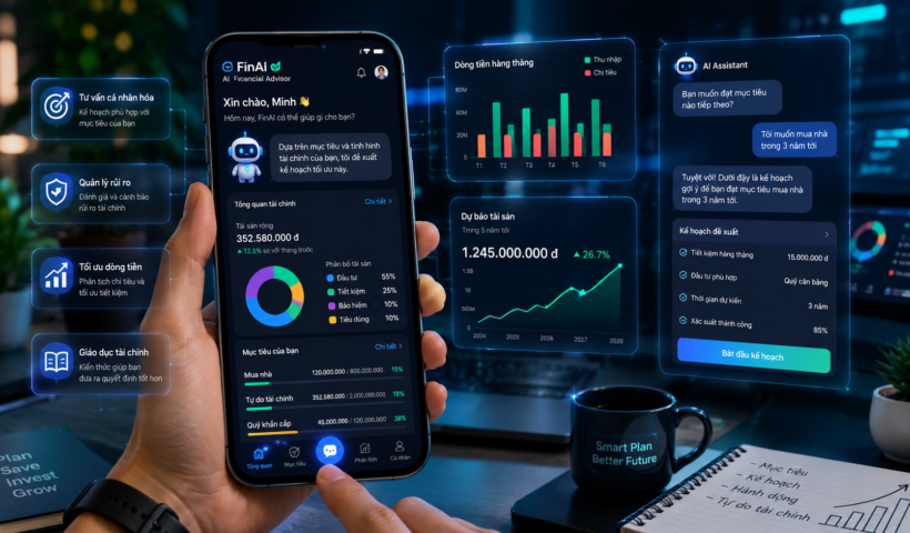 Ý tưởng kinh doanh nền tảng fintech tư vấn tài chính cá nhân hóa AI