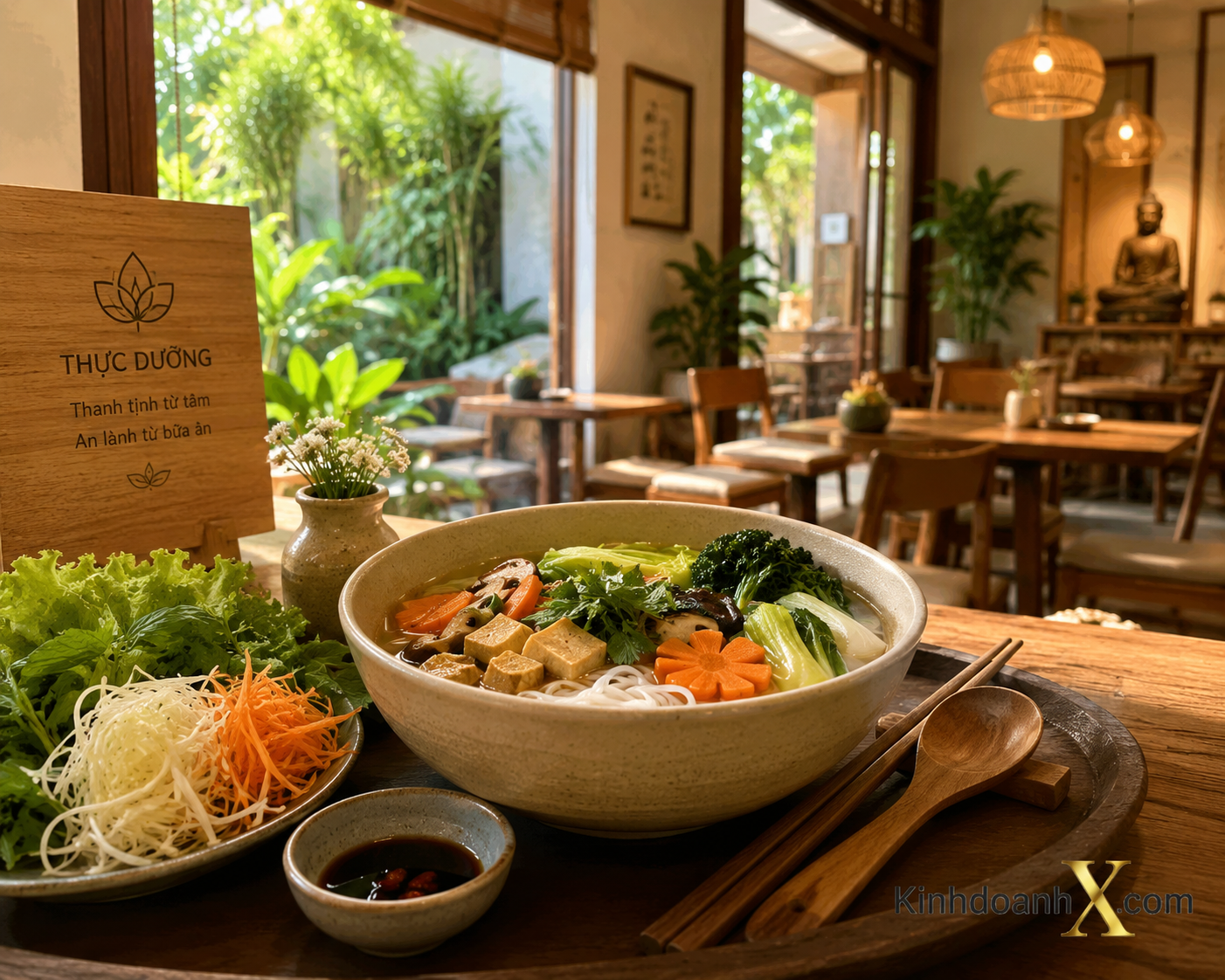 Ý tưởng kinh doanh quán bún phở chay thực dưỡng