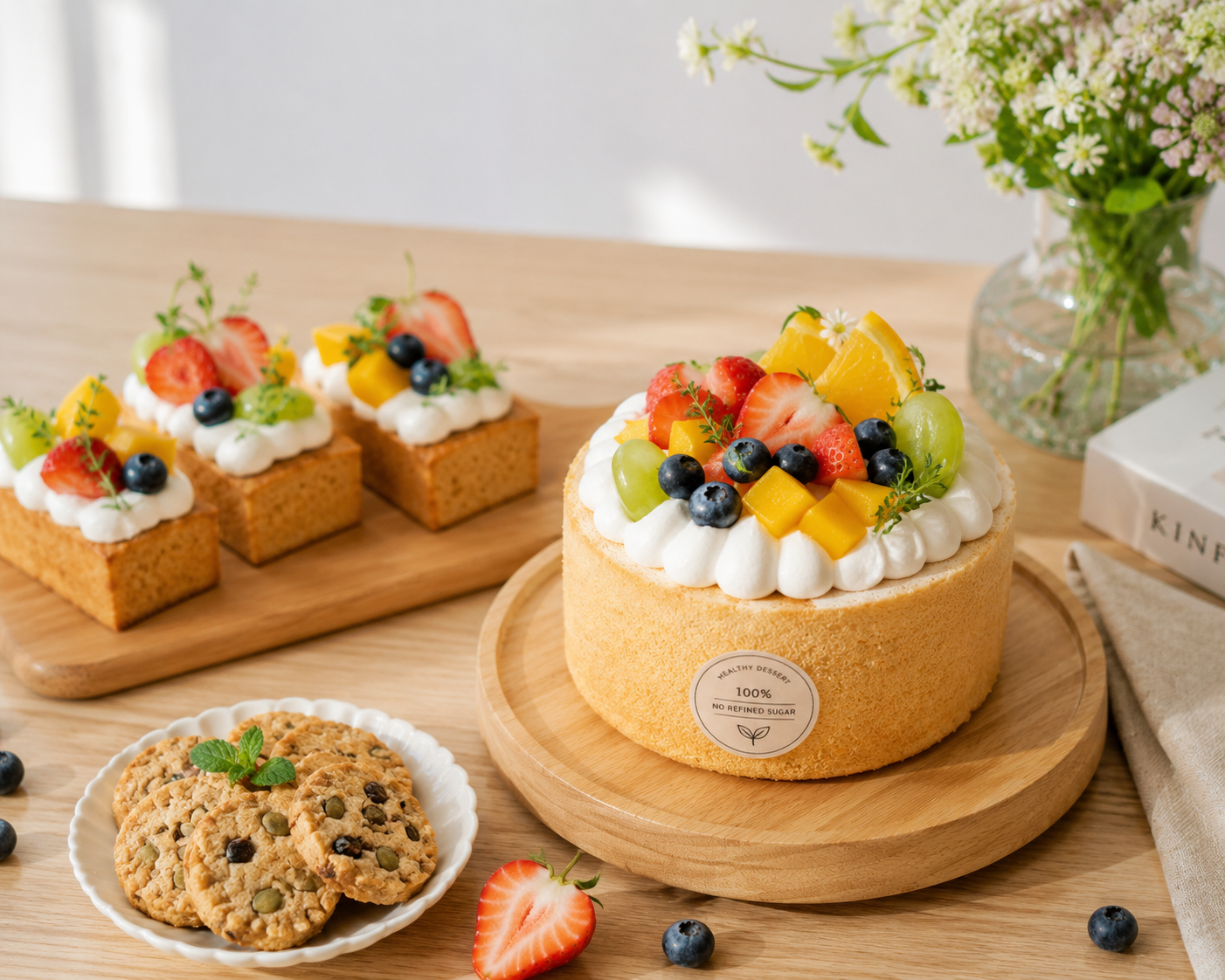 Ý tưởng kinh doanh tiệm bánh ngọt healthy không đường tinh luyện