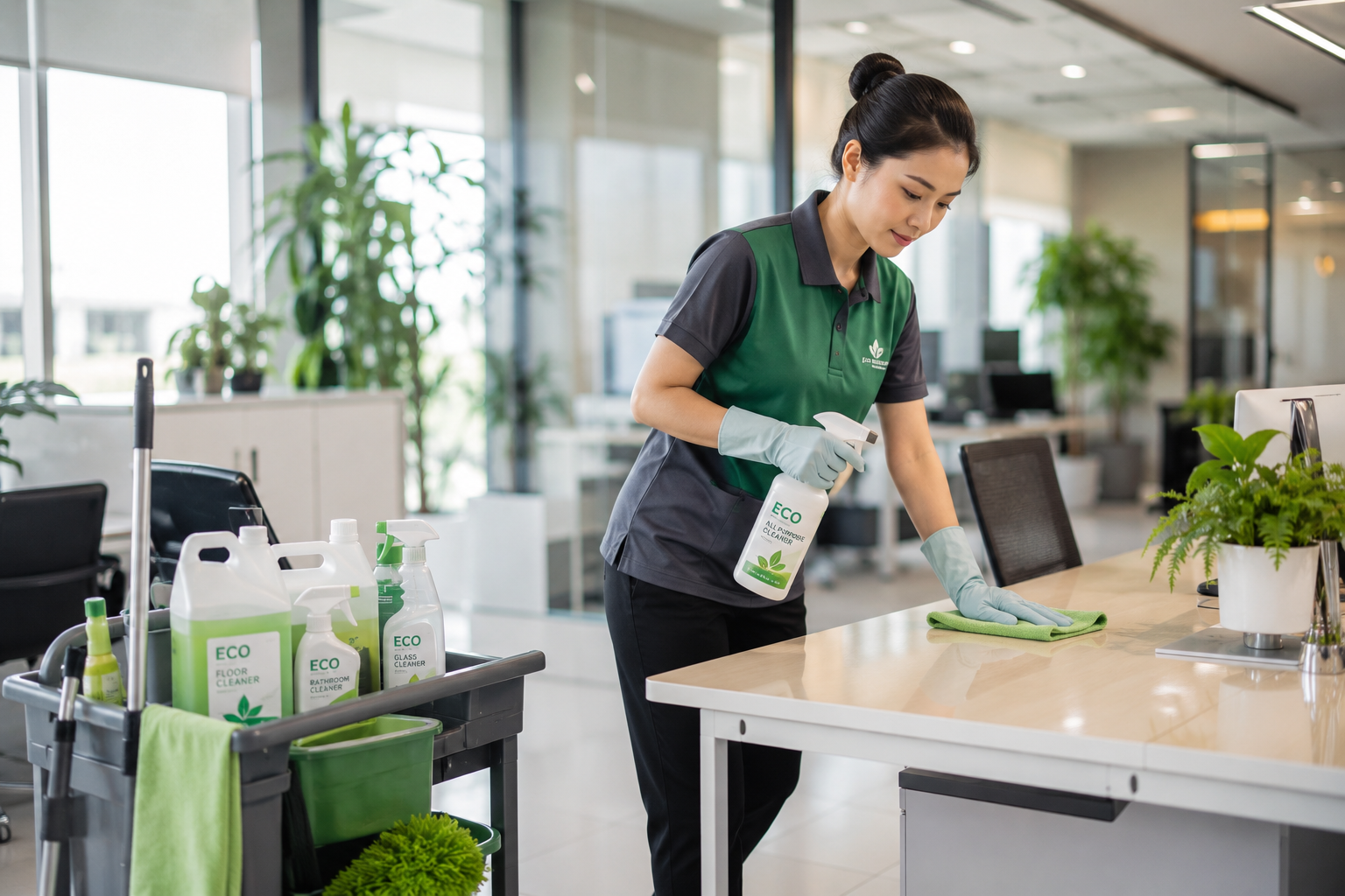 Ý tưởng kinh doanh dịch vụ vệ sinh công nghiệp sử dụng hóa chất sinh học