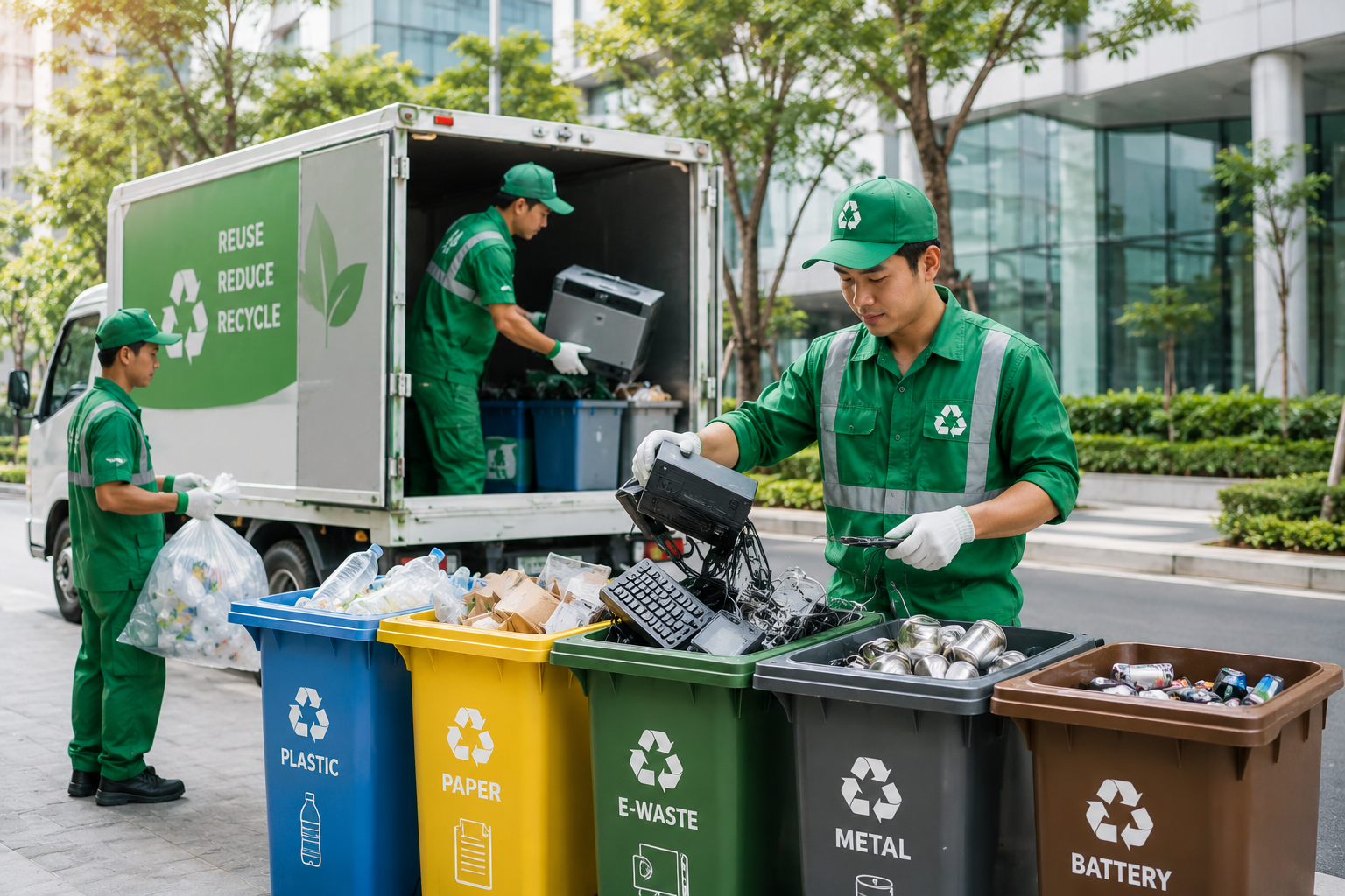 Ý tưởng kinh doanh dịch vụ thu gom và tái chế rác thải nhựa/điện tử