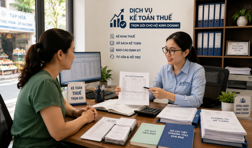 Ý tưởng kinh doanh dịch vụ kế toán thuế trọn gói cho hộ kinh doanh