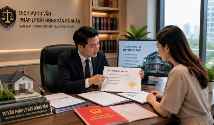 Ý tưởng kinh doanh dịch vụ tư vấn pháp lý bất động sản cá nhân
