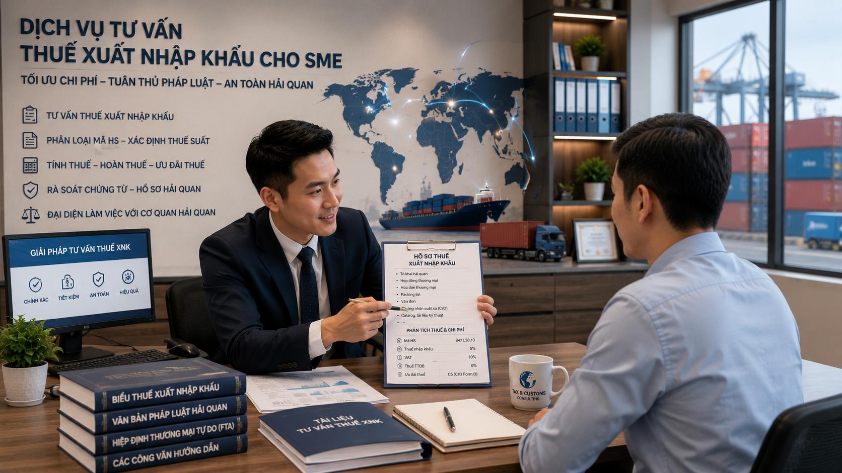 Ý tưởng kinh doanh dịch vụ tư vấn thuế xuất nhập khẩu cho SME