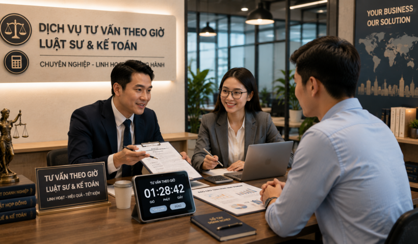 Ý tưởng kinh doanh dịch vụ luật sư kế toán tư vấn theo giờ