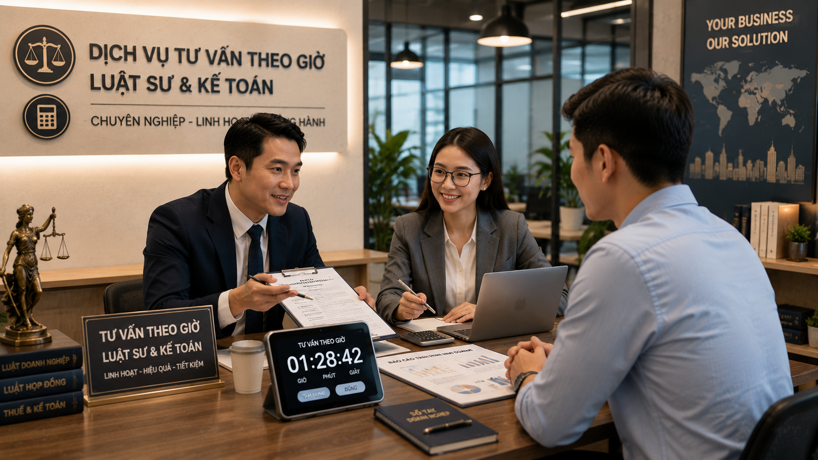 Ý tưởng kinh doanh dịch vụ luật sư kế toán tư vấn theo giờ