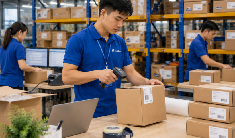 Ý tưởng kinh doanh dịch vụ fulfillment đóng gói cho shop online