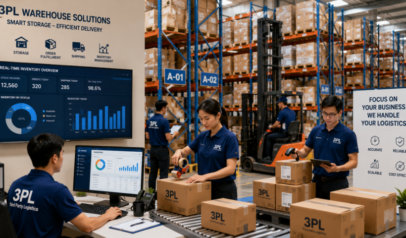 Ý tưởng kinh doanh dịch vụ quản lý kho thuê ngoài (3PL) cho doanh nghiệp nhỏ
