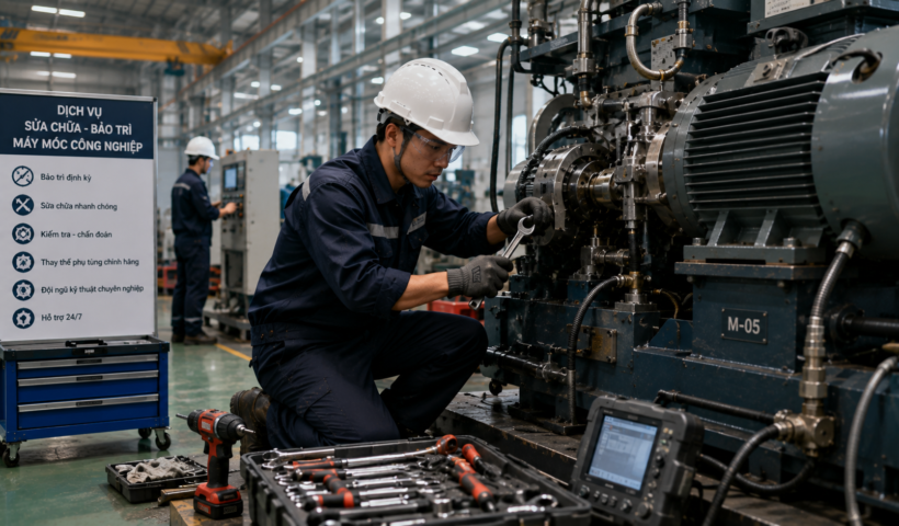 Ý tưởng kinh doanh dịch vụ sửa chữa bảo trì máy móc công nghiệp