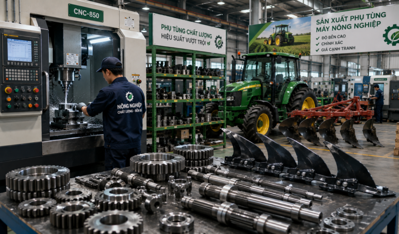 Ý tưởng kinh doanh sản xuất phụ tùng thay thế máy nông nghiệp