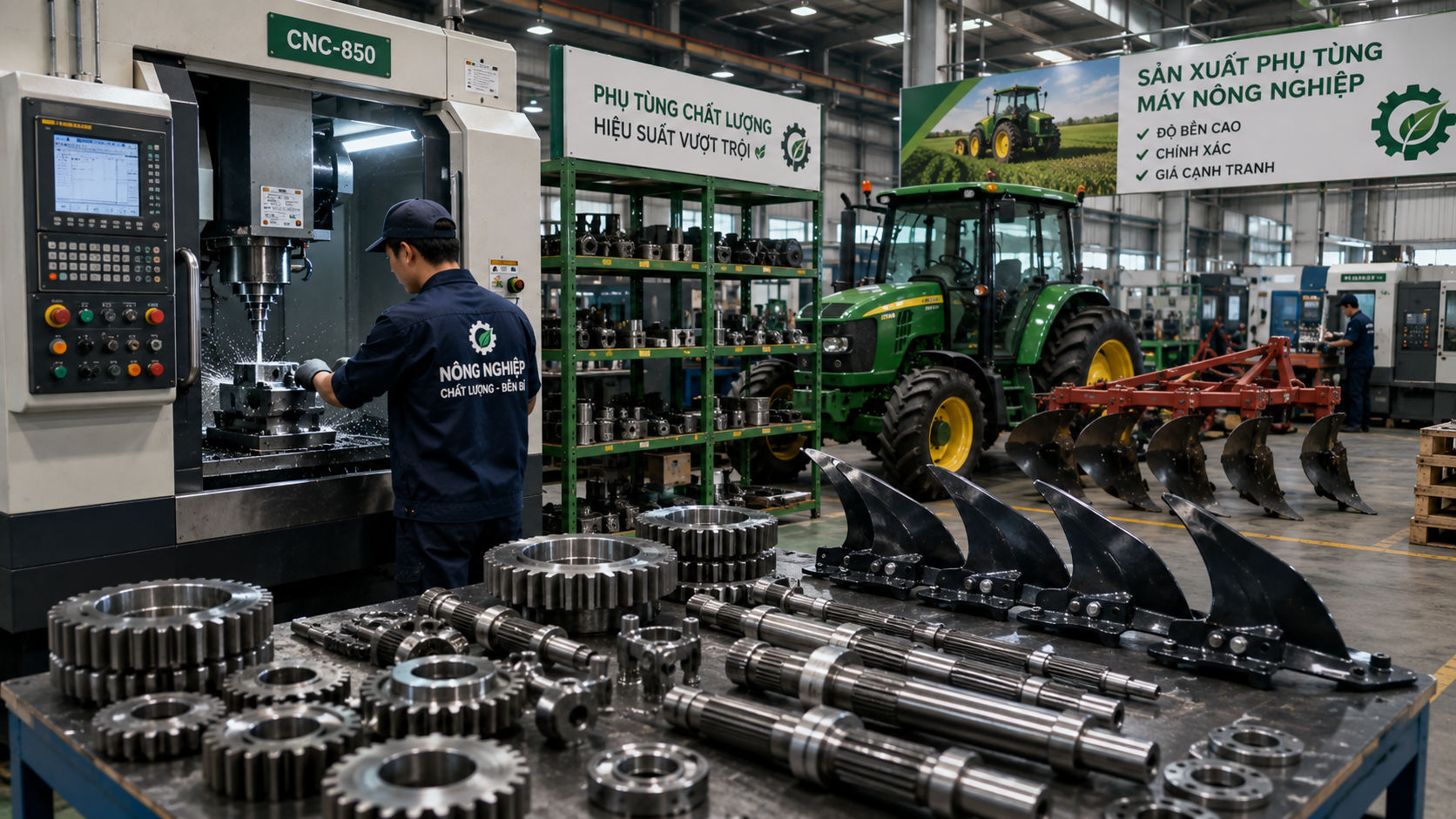 Ý tưởng kinh doanh sản xuất phụ tùng thay thế máy nông nghiệp