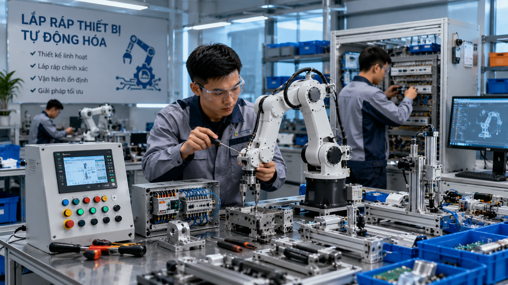 Ý tưởng kinh doanh lắp ráp thiết bị tự động hóa quy mô nhỏ