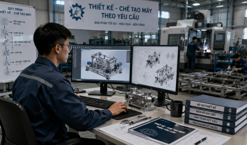 Ý tưởng kinh doanh dịch vụ thiết kế chế tạo máy theo yêu cầu