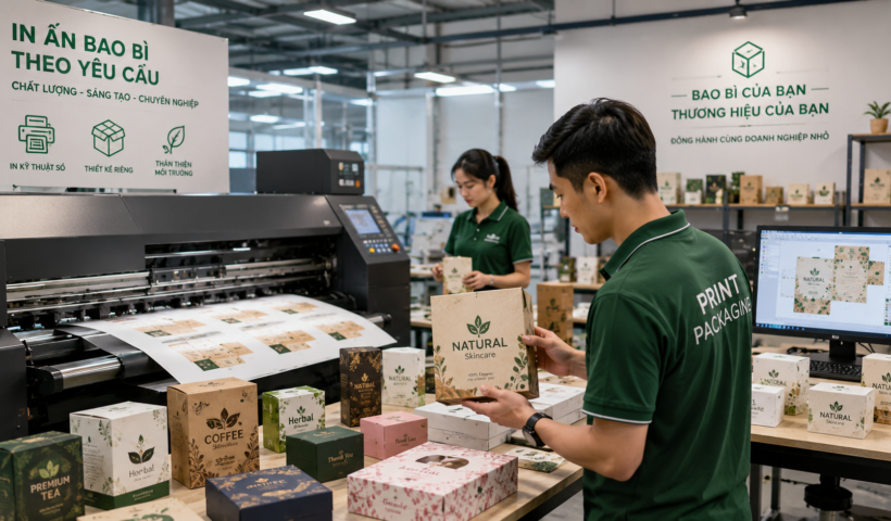Ý tưởng kinh doanh dịch vụ in ấn bao bì theo yêu cầu cho doanh nghiệp nhỏ