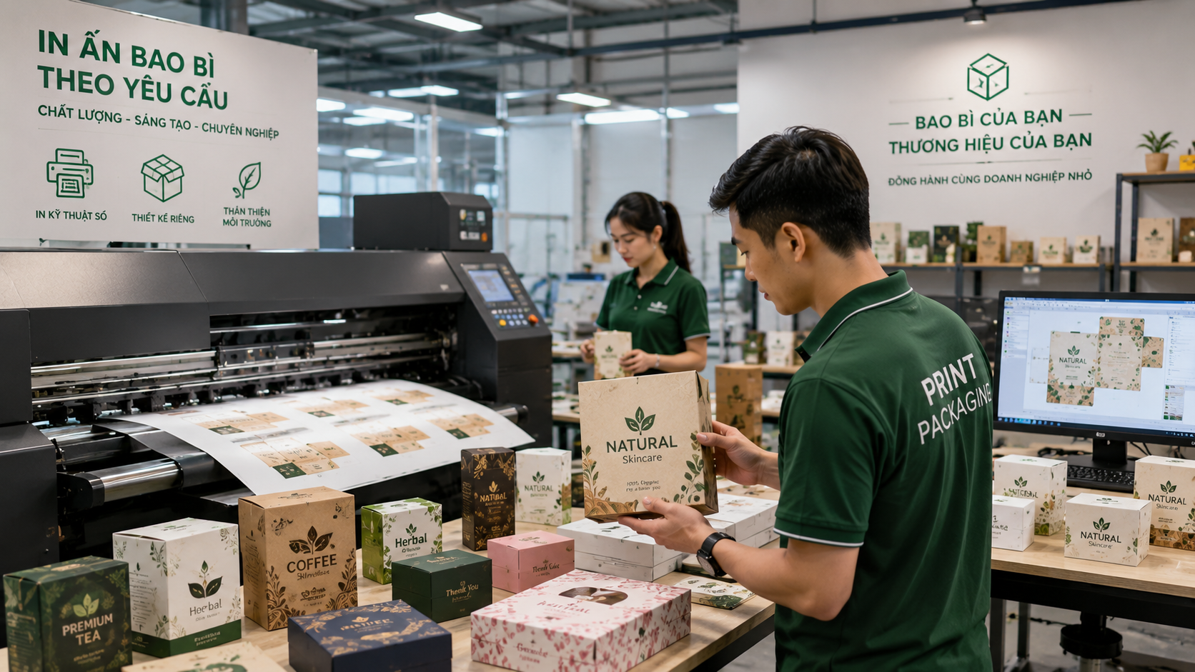 Ý tưởng kinh doanh dịch vụ in ấn bao bì theo yêu cầu cho doanh nghiệp nhỏ