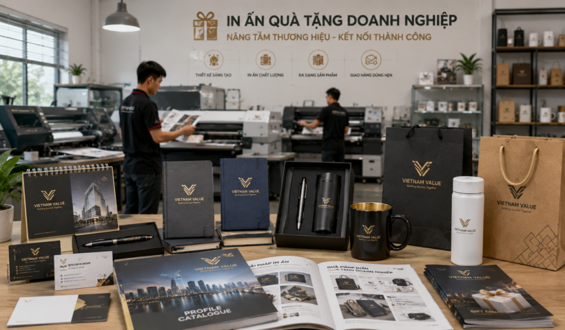 Ý tưởng kinh doanh dịch vụ in ấn quà tặng doanh nghiệp (logo, namecard, catalogue)