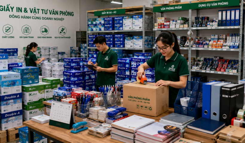 Ý tưởng kinh doanh giấy in và vật tư văn phòng cho doanh nghiệp