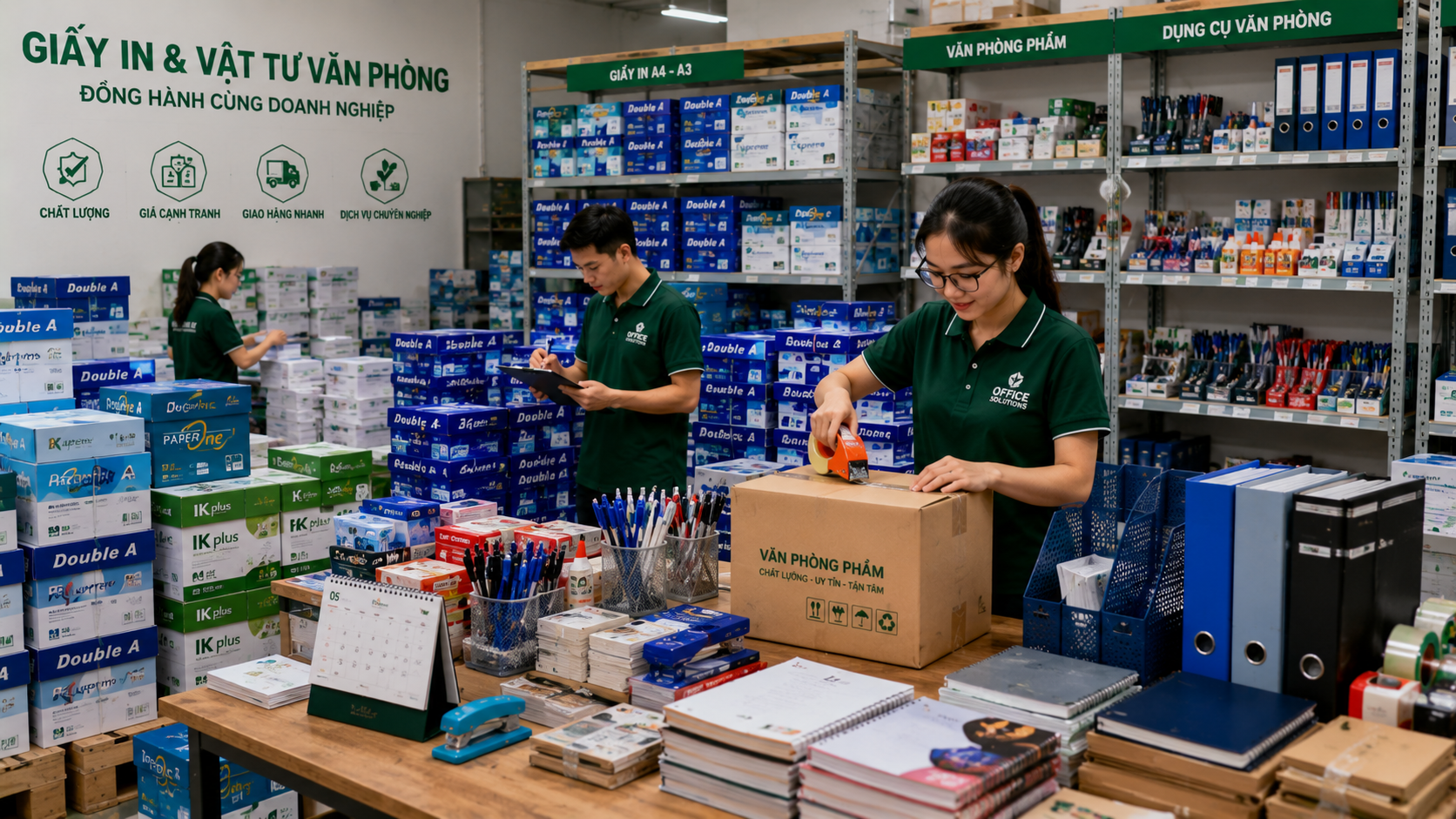 Ý tưởng kinh doanh giấy in và vật tư văn phòng cho doanh nghiệp