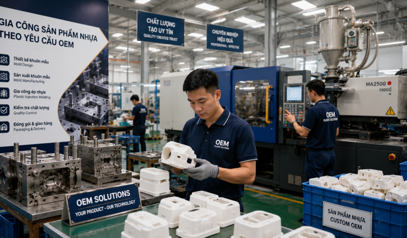 Ý tưởng kinh doanh gia công sản phẩm nhựa theo yêu cầu OEM