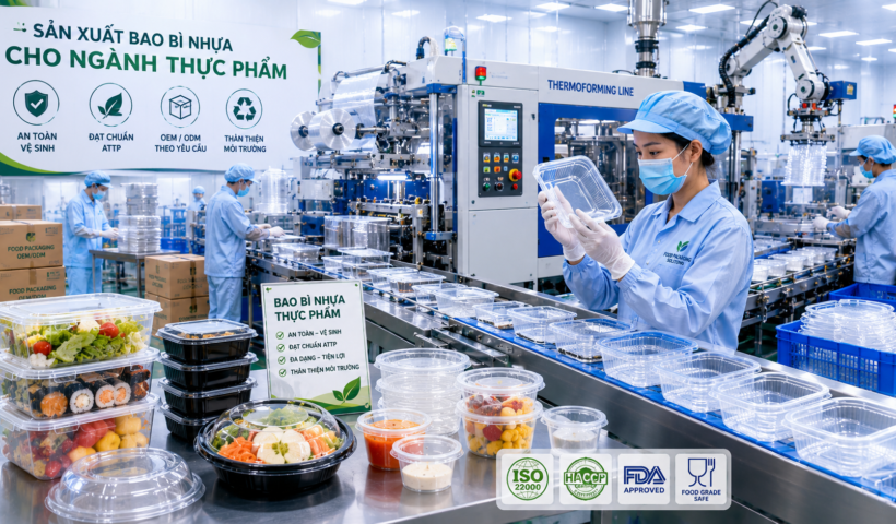 Ý tưởng kinh doanh sản xuất bao bì nhựa cho ngành thực phẩm