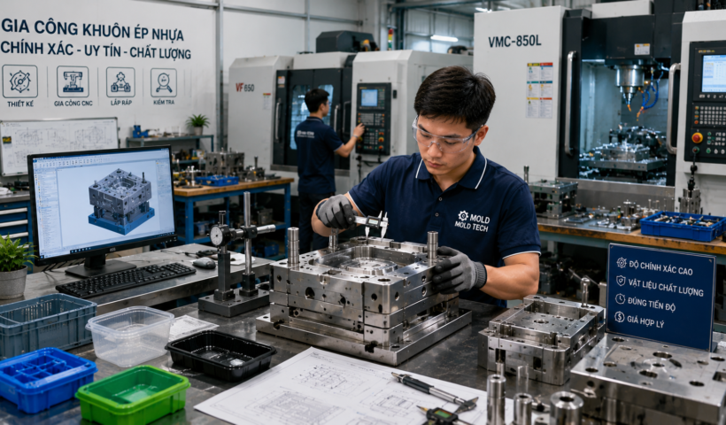 Ý tưởng kinh doanh gia công khuôn ép nhựa quy mô nhỏ