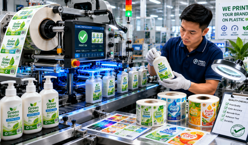 Ý tưởng kinh doanh dịch vụ in ấn nhãn mác lên sản phẩm nhựa